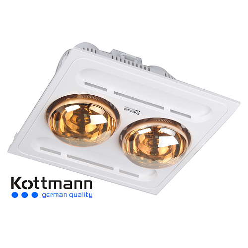 Đèn sưởi Kottmann 2 bóng âm trần K9-S