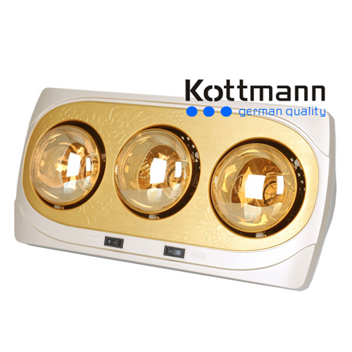 Đèn sưởi 3 bóng Kottmann K3B - H