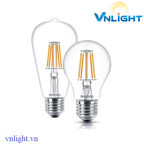 Đèn led bulb 7.5W E27 230V 806Lm ST64,A60 Filament